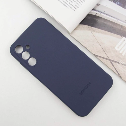 Чохол для телефона Lakshmi Premium Silicone Case з Logo Full Camera Midnight Blue для Samsung A356 Galaxy A35: Сумісність Samsung A356 Galaxy A35
