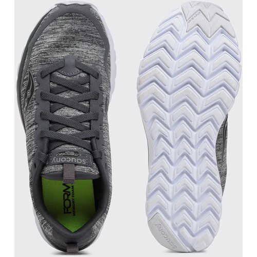 Кросівки для бігу Saucony Liteform Feel (30008-6s) 35.5 сірі текстиль всесезон: Матеріал підкладки Текстиль