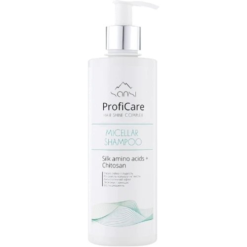 Sansi ProfiCare Hair Shine Complex Micellar Shampoo Міцелярний шампунь 400 ml