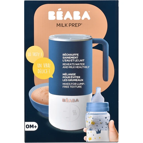 Миксер-подогреватель напитков Beaba Milk Prep для детей синий (911693) фото 11