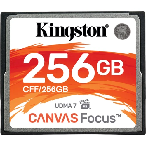 Карта памяти Kingston 256GB CompactFlash Canvas Focus (CFF/256GB)