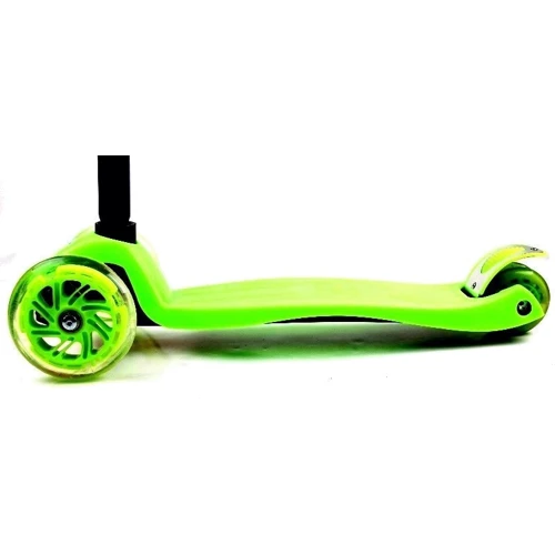 Дитячий самокат MAXI. Green (всі колеса світяться): Тип коліс литі