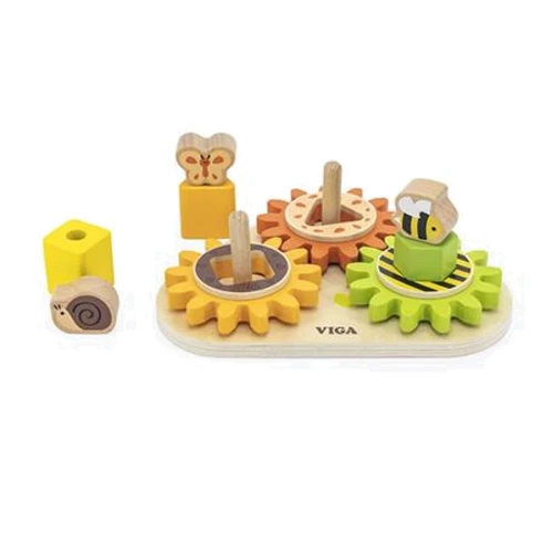 Розвиваюча іграшка Viga Toys Звірятка на шестерні (44690): Тип прочее