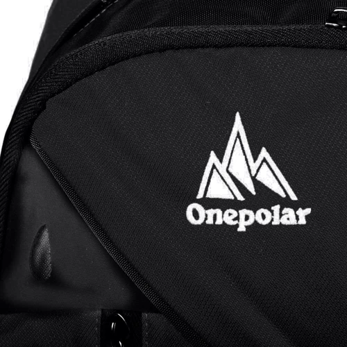 Чоловік рюкзак Onepolar чорний (W1391-black): Тип ручки Плечовий ремінь, Коротка ручка