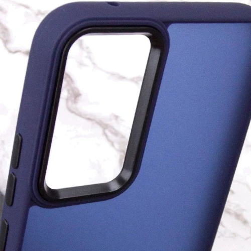 Чохол для телефона Epik TPU+PC Lyon Frosted Case Navy Blue для Samsung Galaxy S24: Колір синий