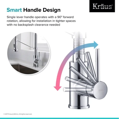 Змішувач для кухонного миття Kraus KPF-1610MB