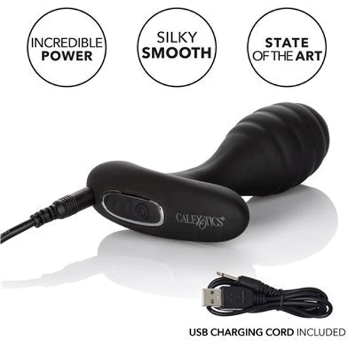 CalExotics Eclipse Ultra-Soft Probe - массажер простаты с вибрацией, 8.25x3.25 см