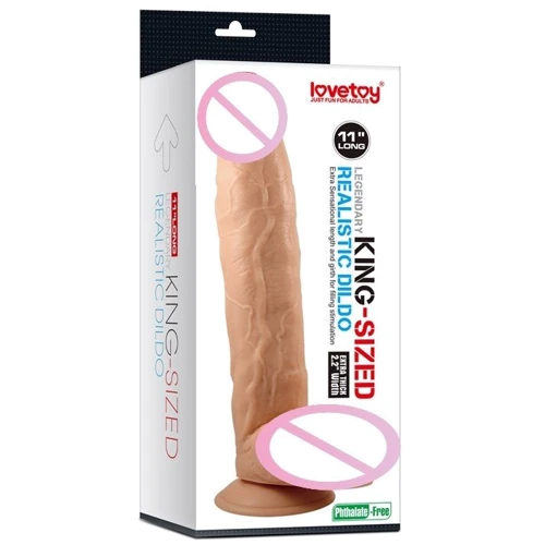 Фаллоимитатор LoveToy Legendary King Sized Realistic Dildo 11"