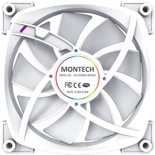Кулер Montech AX120 PWM 3 in 1 White
