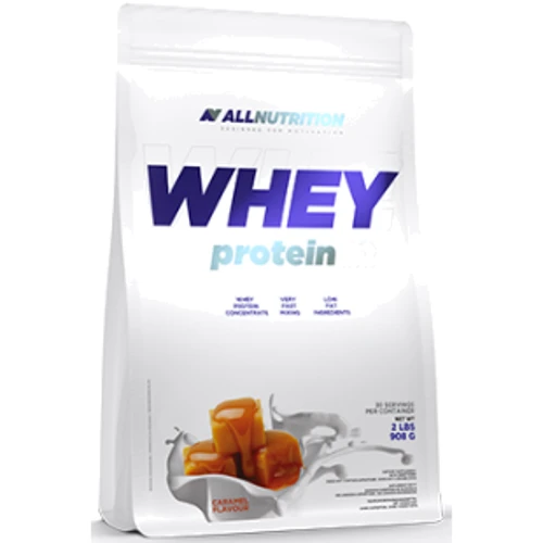 Протеин All Nutrition Whey Protein 908 g /27 servings/ Caramel