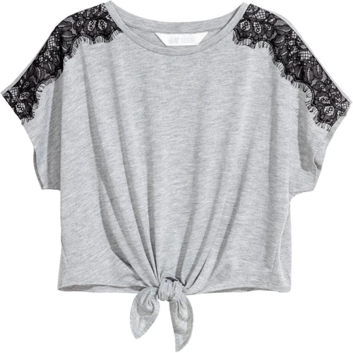 Футболка H & M 5184656 158-164 см сіра