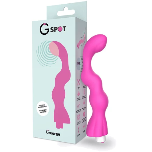Вибратор для зоны G G-Spot GEORGE (розовый)