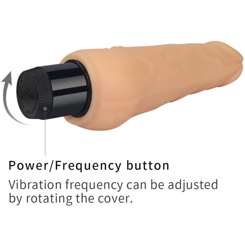 Реалистичный вибратор LoveToy Real Feel Vibrator 4 Flesh 7,5"