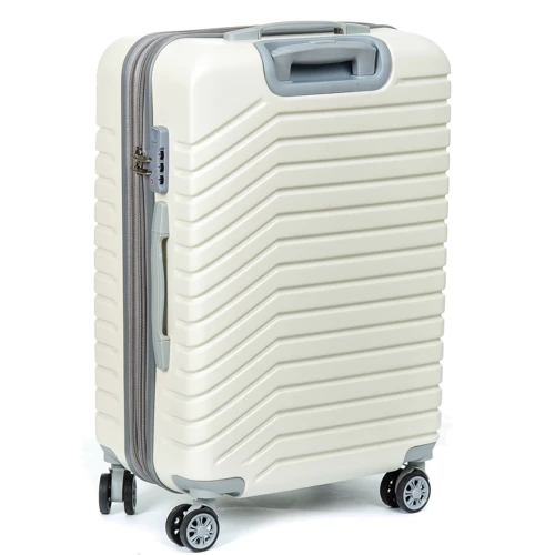 Комплект чемоданов Подиум 2 в 1 ABS-пластик белый (32556 white): Пол Унисекс