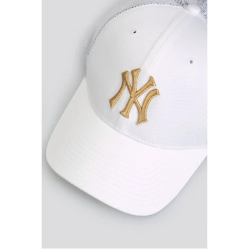 Бейсболка 47 Brand NY Yankees белая (B-BRMTL17CTP-WH) фото 3