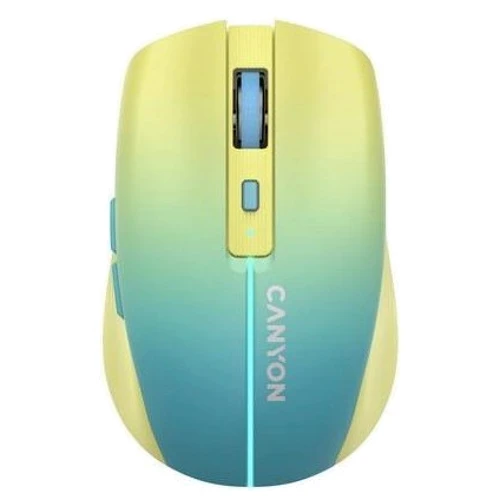 Мышь Canyon MW-44 LED Rechargeable Wireless/Bluetooth Yellow Blue (CNS-CMSW44UA)