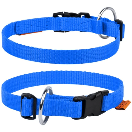 Ошейник для собак Collar Dog Extremе нейлоновый 1.5x23-35 см голубой: Цвет голубой