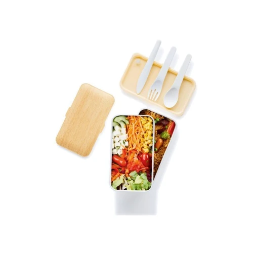 Емкость для хранения Ernesto 2x500 ml 10 pcs white: Материал корпуса пищевой пластик