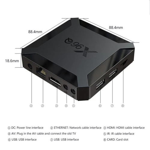 Приставка Smart TV X96Q (2Gb/16Gb) + YouTV на 12 месяцев: Операционная система Android 10.0