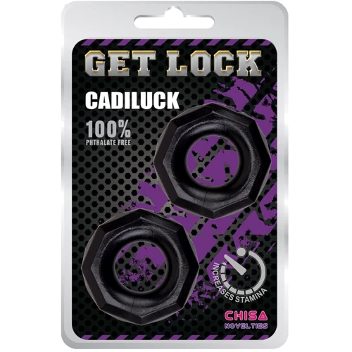 Набор эрекционных колец Chisa Get Lock Cadiluck Black: Производитель CHISA