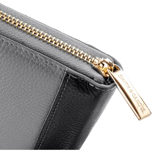 Женский кошелек Smith&Canova серый (FUL-26800-grey-dkgrey): Формат кошелька Горизонтальный