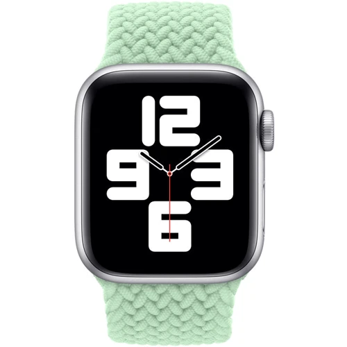 Аксессуар для Watch Apple Braided Solo Loop Pistachio Size 9 (MJJ53) for Apple Watch 38/40mm: Совместимость Apple Watch 41mm, Apple Watch 38mm, Apple Watch 40mm