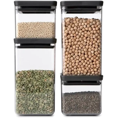 Емкость для хранения Brabantia Square Canister Set Tasty+ 4 шт. (122422): Тип Емкость для хранения