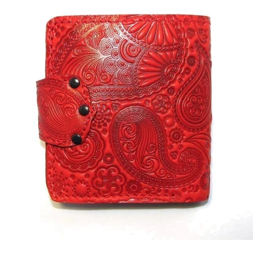 Жіноче портмоне Turtle Вестерн S (small) червоне (F4706H): Формат гаманця вертикальний