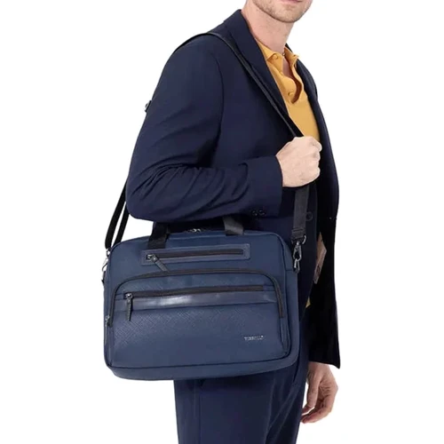 Сумка для ноутбуков Tigernu 14" T-L5207 Blue: Вместимость ноутбук, блок питания, аксессуары