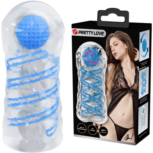 Мастурбатор LYBAILE Pretty Love Transparent Spiral Masturbator