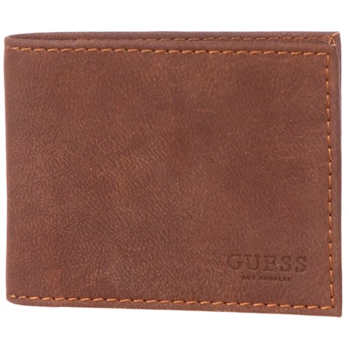 Мужское портмоне GUESS коричневое (026217258812)
