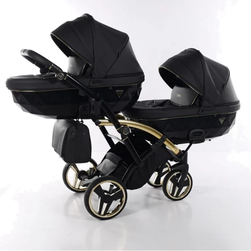 Универсальная коляска для двойни 2 в 1 Junama Fluo line Duo Slim 04