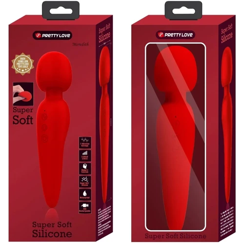 Вибромассажер LYBAILE Pretty Love Meredith USB Red (BI-014668-2)