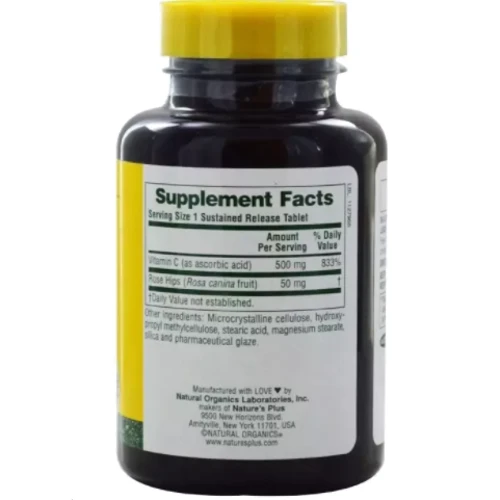 Natures Plus Vitamin C 500 mg Вітамін С 90 таблеток: Тип вітамін C