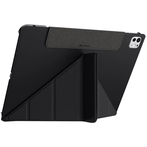 Аксесуар для iPad Switcheasy Origami Black (SPD249093BK24) for iPad Pro 13 2024 M4: Особливості трансформируется в подставку, четыре универсальных режима, Удобно держать в руке, Приятен на ощупь, Надежная защита от царапин и загрязнений, закрывается на магнитный клапан, режим автопробуждения/сна