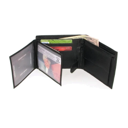 Мужское портмоне DNK Leather черное (N992-CCF BLACK): Страна производитель Украина