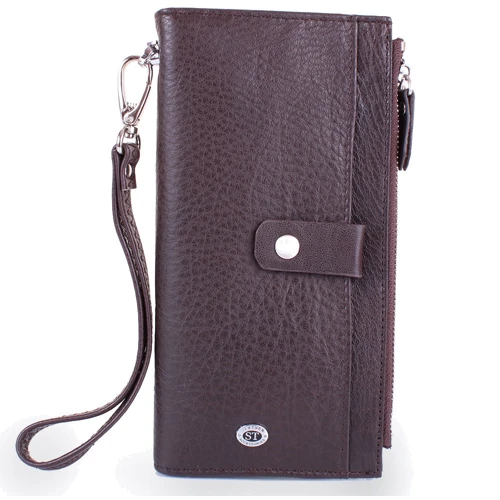 Жіночий гаманець ST Leather Accessories коричневий (NST420-coffee) фото 6