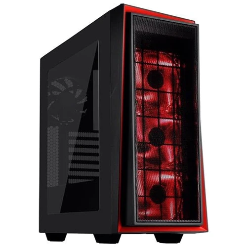 Корпус Silverstone RL06 Pro Black/Red Acrylic LED (SST-RL06BR-PRO)