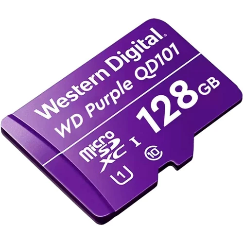 Карта памяти WD 128GB microSDXC UHS-I Class 10 QD101 Purple (WDD128G1P0C): Тип карты MicroSDXC