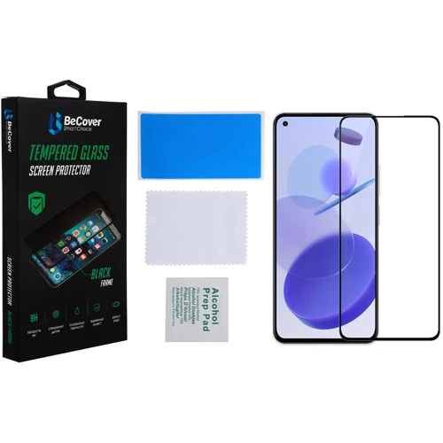 Аксессуар для смартфона BeCover Tempered Glass Black for Xiaomi Mi 11 Lite / Mi 11 Lite 5G (706909)