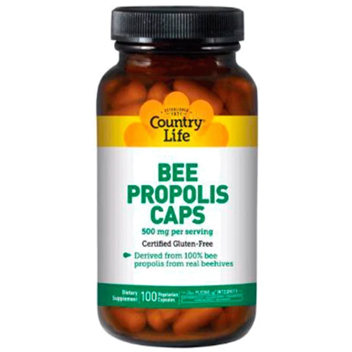 Country Life Bee Propolis 500 mg Бджолиний прополіс 100 капсул