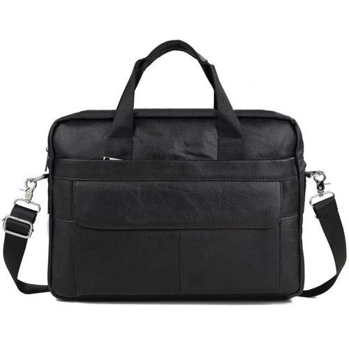 Мужская сумка мессенджер Buffalo Bags черная (SHIM1115A-black): Тип ручки Плечевой ремень, Со съемным ремнем, С двумя ручками, Короткая ручка