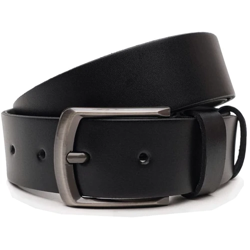 Мужской ремень Borsa Leather черный (V1125FX19-black)