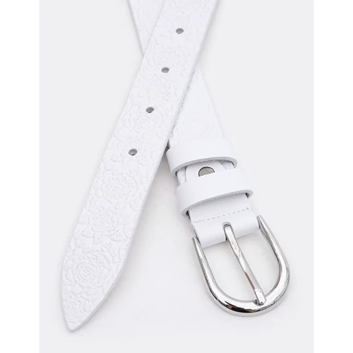 Женский ремень Borsa Leather белый (110v1genw91-white): Пол Женский