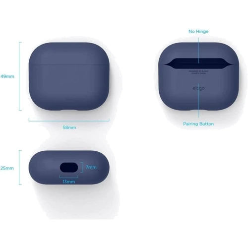 Чехол для наушников Elago Liquid Hybrid Case Jean Indigo (EAP3RH-JIN) for Apple AirPods 3 фото 3