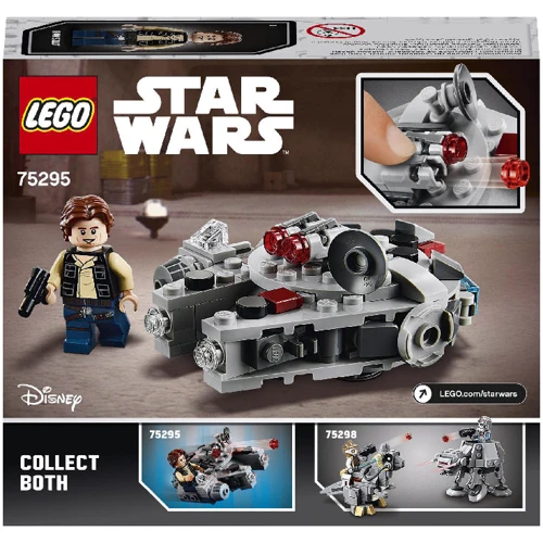 LEGO Star Wars Мікроістребітель "Тисячолітній Сокіл" (75295): Кількість деталей, шт. 101