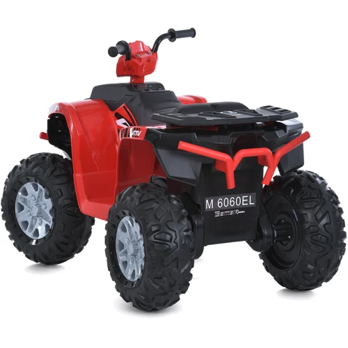Дитячий електромобіль Bambi Квадроцикл червоний (M 6060EL-3(24V))