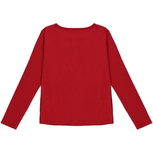 Лонгслів H & M 6204248 122-128 см малиновий: Тип Лонгсліви