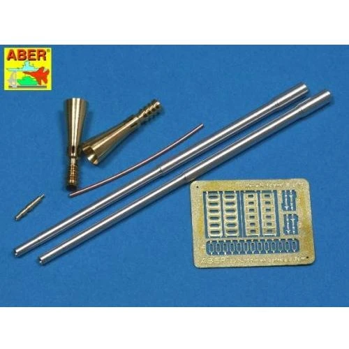 Деталировка ABER Set of 5,5cm Rheinmetall Geraet 58 barrels for German E-50 Flakpanzer (ABR35-L100) Масштаб: 1:35