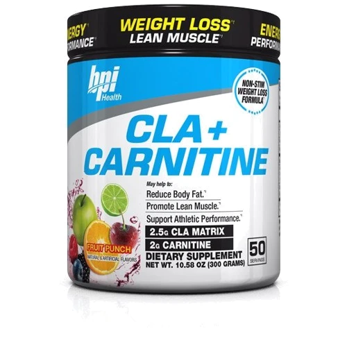 Жиросжигатель BPI Sports CLA Plus Carnitine 300 g /50 servings/ Fruit Punch